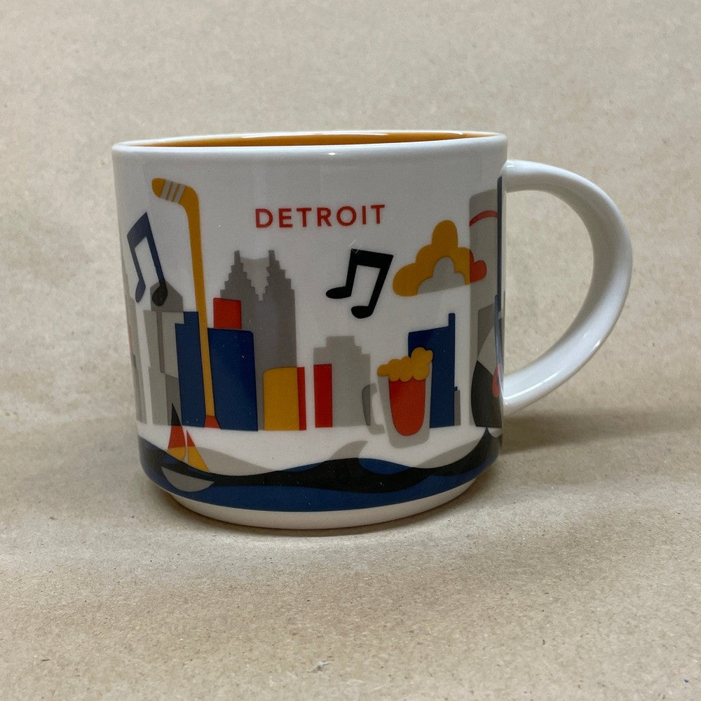 Starbucks You Are Here Series Detroit Mug-2015